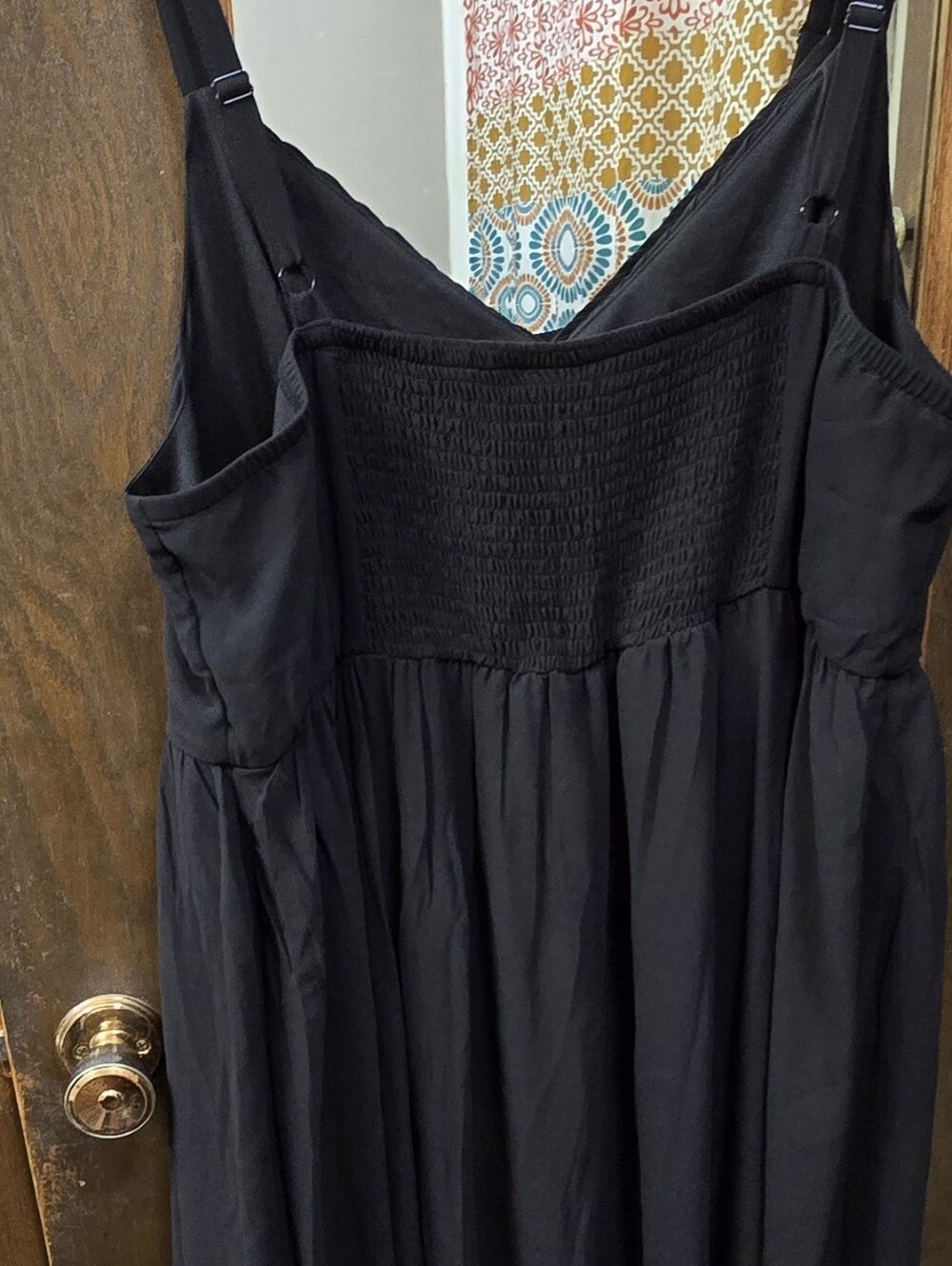 Torrid Size 3 3XL Black Pleated Bodice Maxi Dress - Picture 3 of 4
